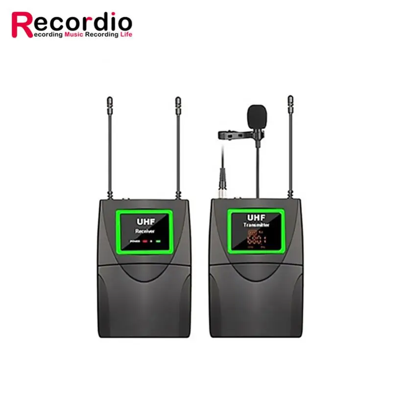

GAW-808 Brand New Wireless Lavalier Microphone Usb Lapel Mic System For Interview With High Quality