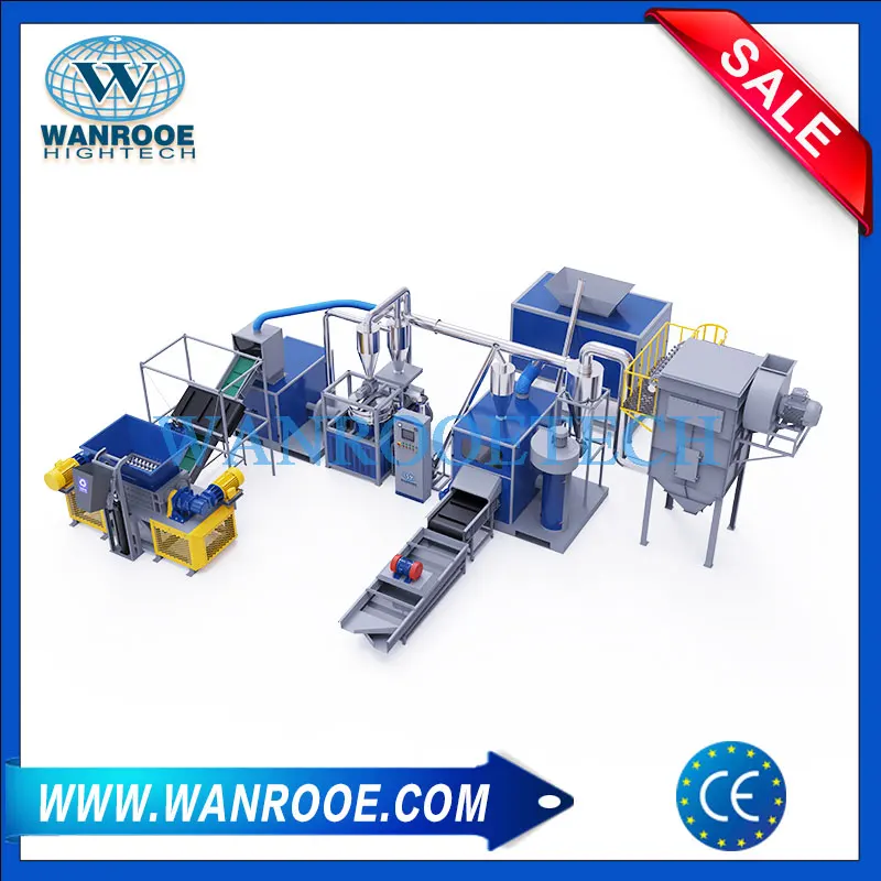 Waste Circuit Boards Shredder PCB Recycling Machine E Waste Recycling Machine