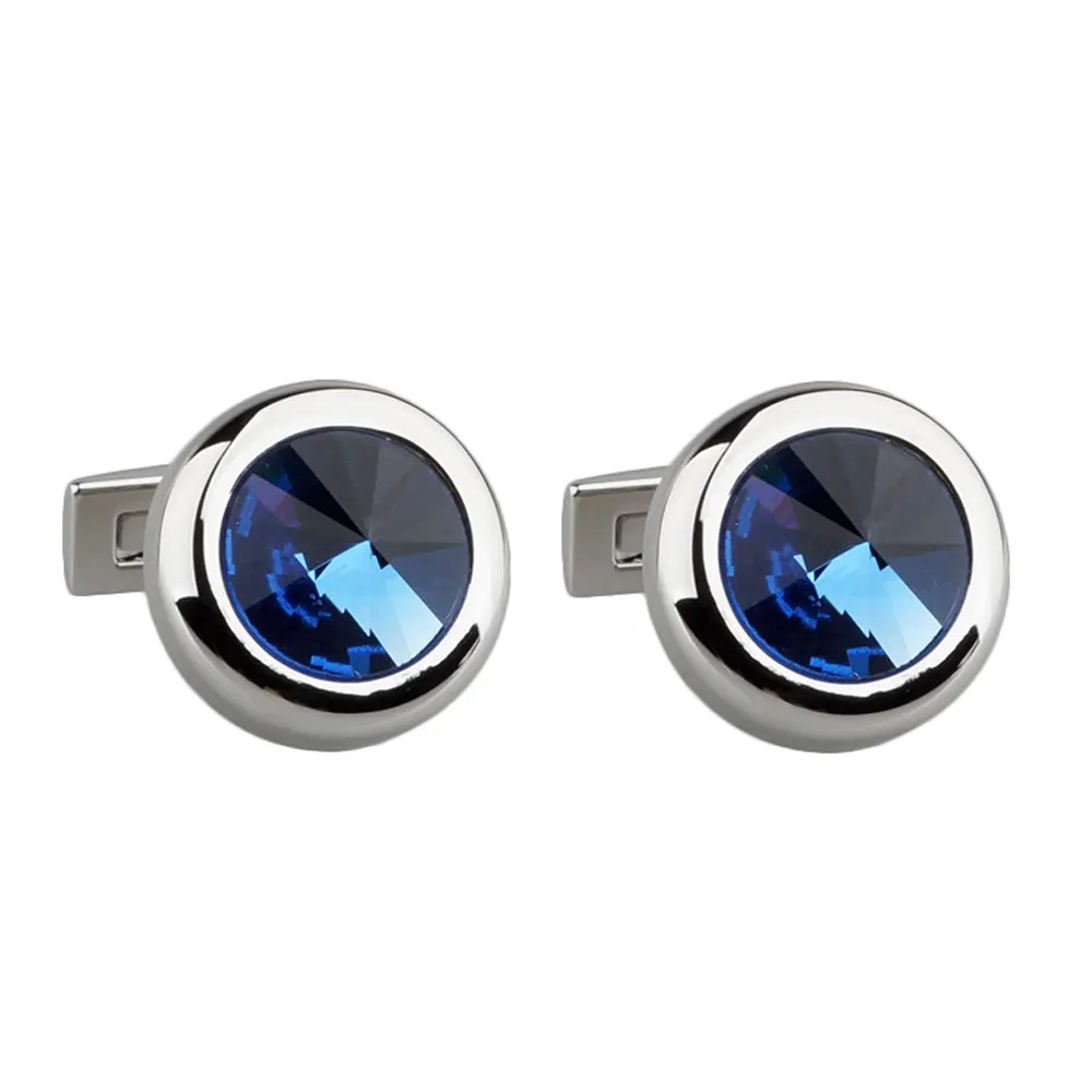 

Luxury Custom Crystal Cufflinks for Men Shirt, Customized