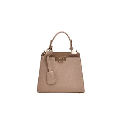 

Stylish design office daily shoulder cross body bag handle pu leather handbag for women, Black, white, gray, khaki, brown