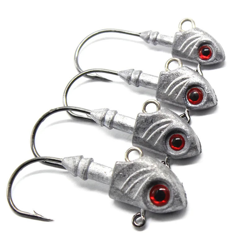 

Lead Jig Head Fishing Hook 14g Jig Hooks For Soft Fishing Lure Carbon Steel Fishhooks, 1 color
