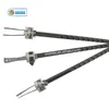 Spiral SiC heating elements with round ceramic holders