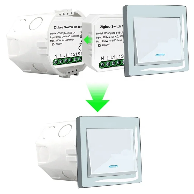 Chinese factory european standards intelligent Control Remote tuya zigbee smart switch - ANKUX.COM