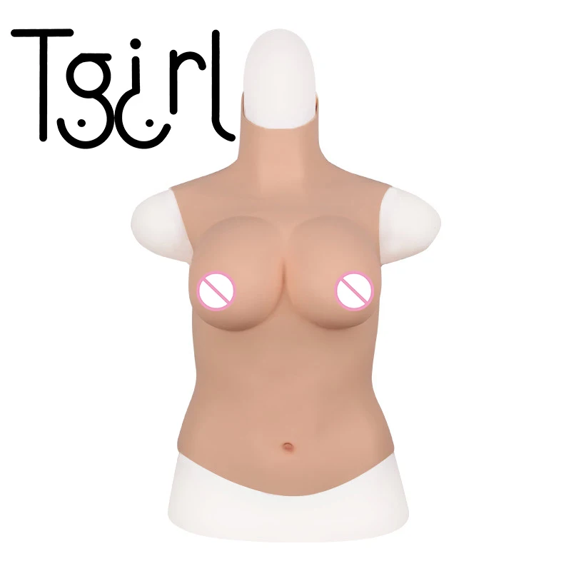 

Tgirl Artificial silicone breast boobs no oil C Cup tight transgender crossdresser