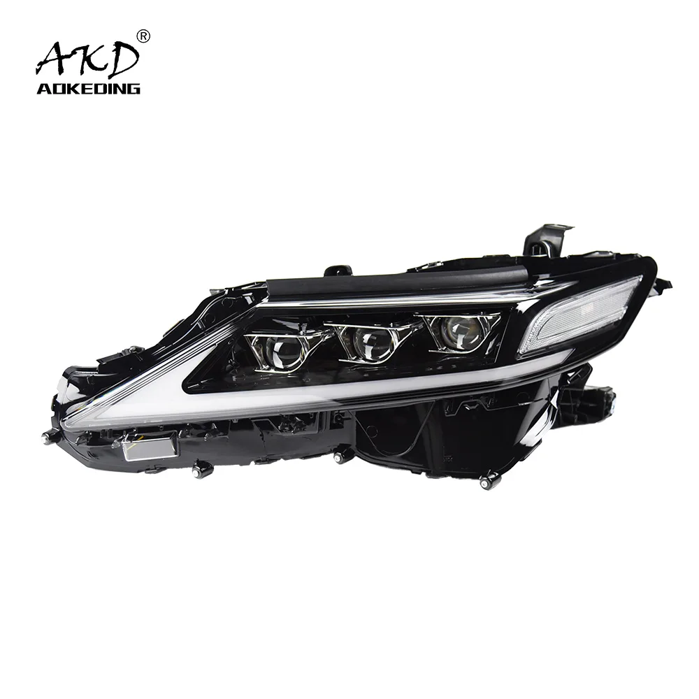 

Car Head Lamp For Camry Headlights 2018-2020 Camry V60 Lexus-Design Fog Lights Day running light H7 LED Car Accessories
