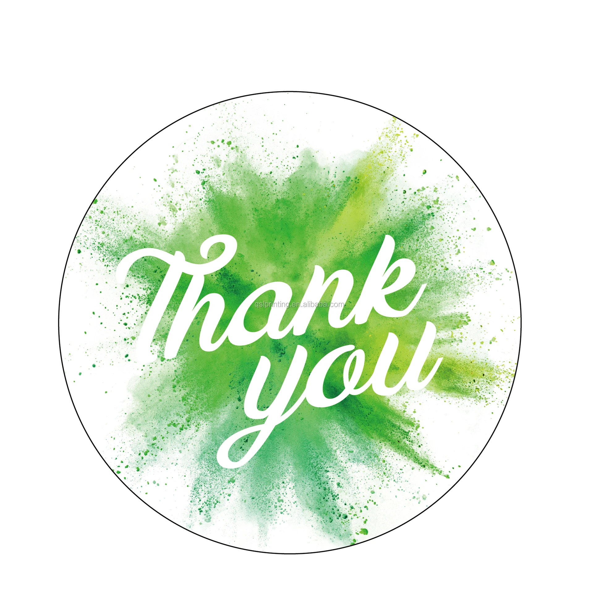 8cm thank you stickers for supporting my small business gold