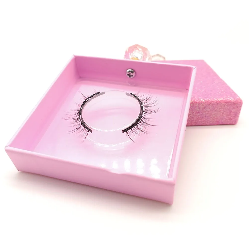 

Hand Made 3D eyelash vendor with customized boxes magnetic liquid eyeliner 25mm mink eyelashes lashes set, Natural black mink eyelashes