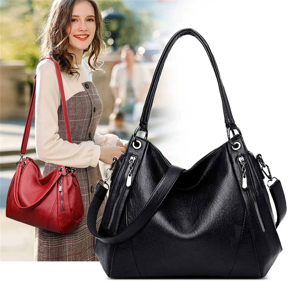 

New High Quality Pu Leather Ladies Messenger Bag Designer Handbags Luxury Shoulder Crossbody Bags For Women