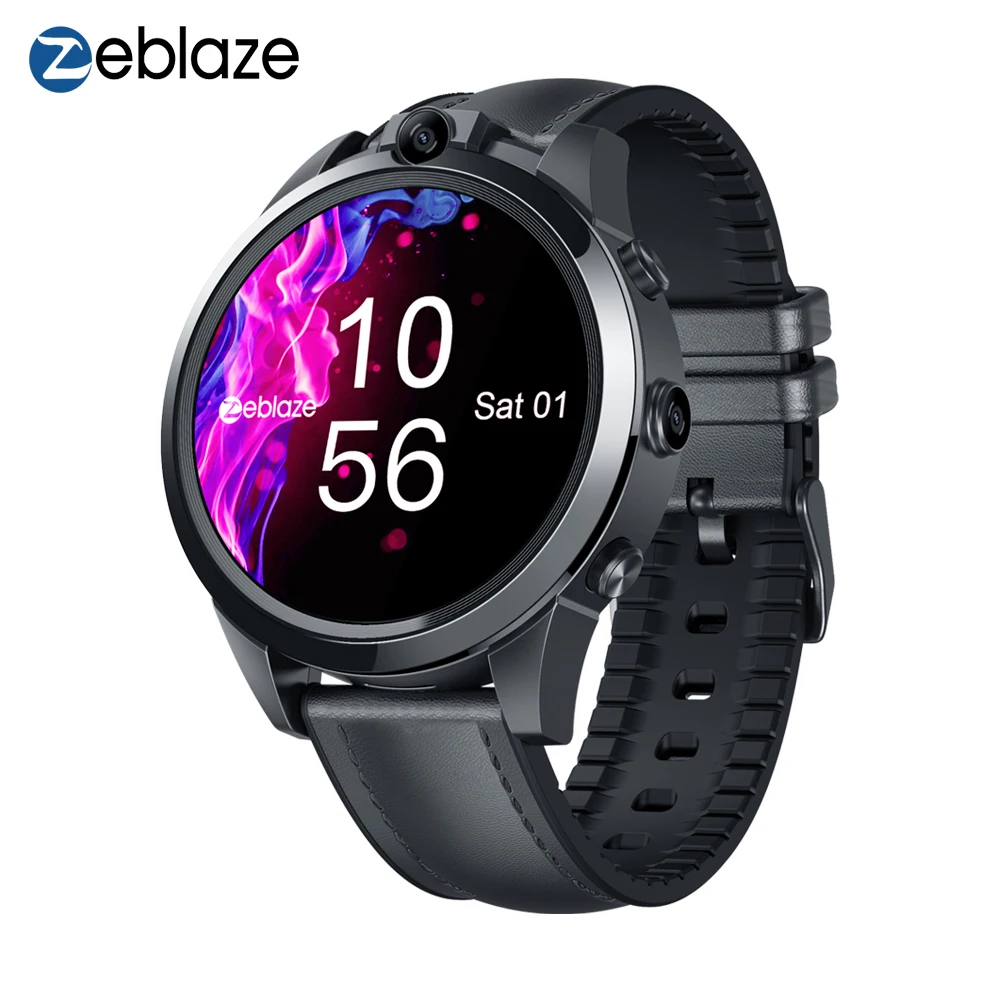 

Zeblaze THOR 5 PRO TWS Earphones New Flagship Ceramic Bezel 4G LTE 3GB+32GB Dual Camera 1.6 inch Face Unlock Sport Smart Watch