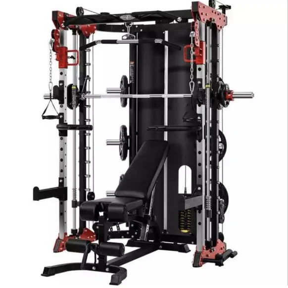 

Commercial use fitness equipment Functional Trainer Smith Machine Squat Rack Multi functional machine, Optional