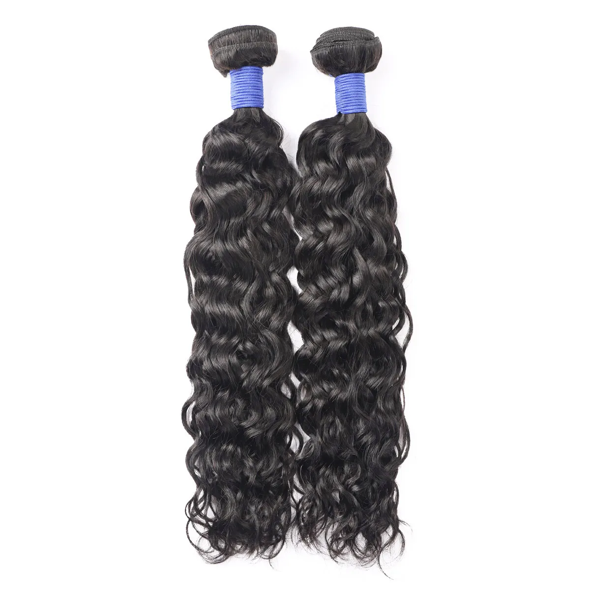 

Natural Water Wave Hair Human Hair Weave Bundles Natural Color 8-28 inch 100% Human Hair