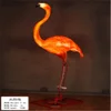 2019 glass fiber reinforced plastics led flamingo 3D simulation motif lights