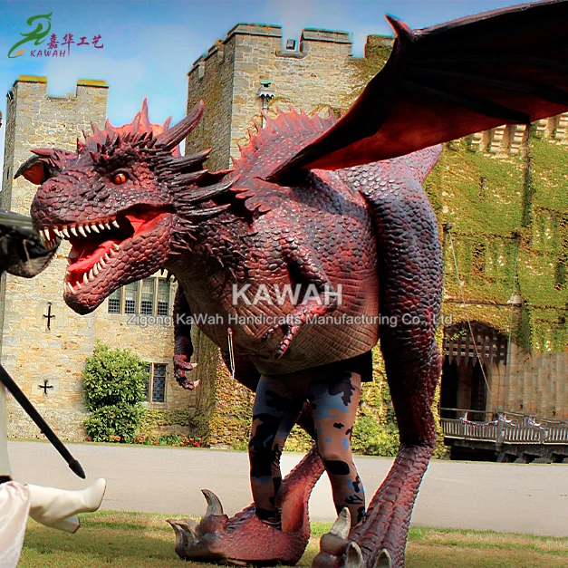 

Dinosaur Cosplay Animatronic Dinosaur Costume Walking Dragon Dinosaur Suits on Sale