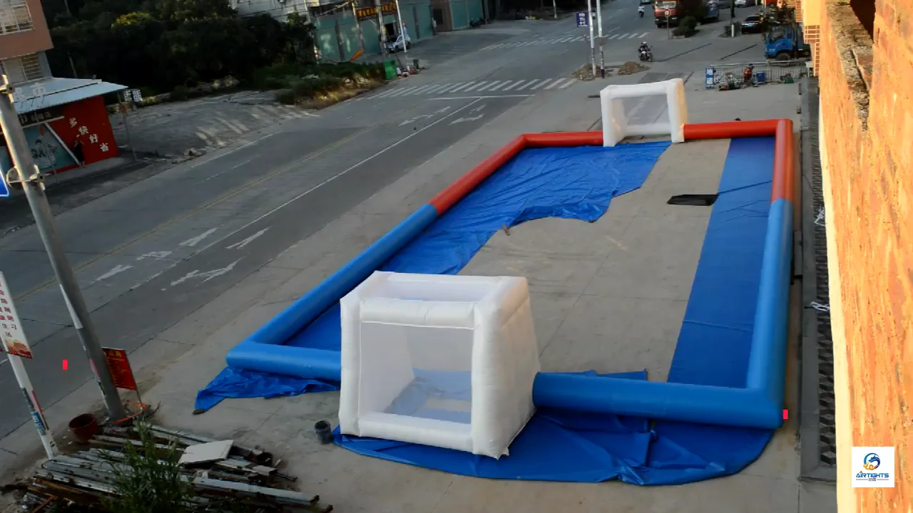 Crazy Hot Portable Soccer Field Cheap Inflatable Football Pitch For Team Game Buy Inflatable