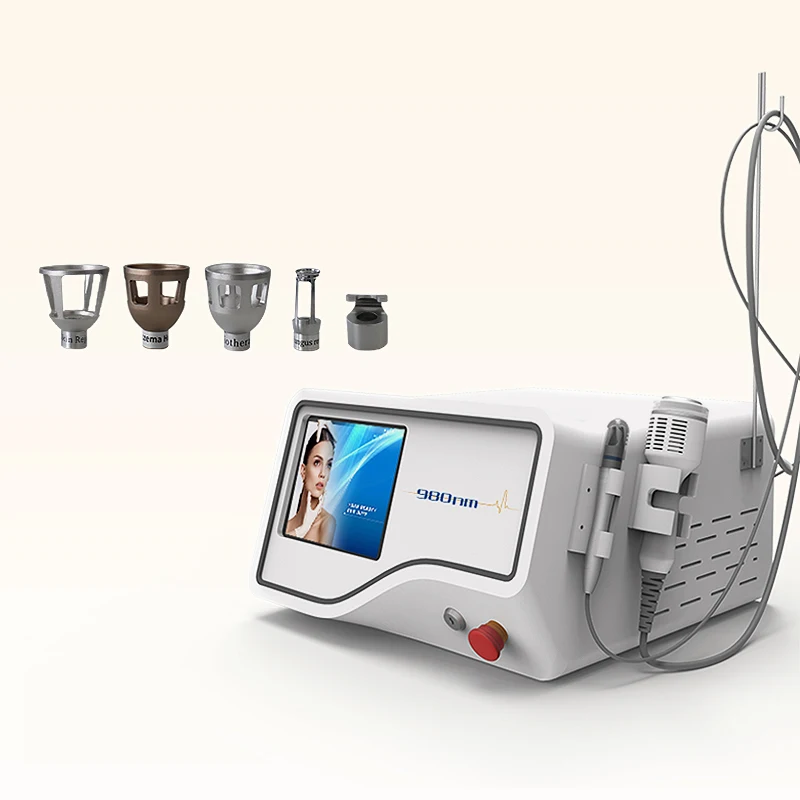 

980nm diode laser remove red blood spider veins/40w 980nm portable vascular removal machine