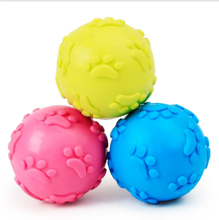 

Economical bone thorn balls high quality molars non-toxic and environmentally friendly TPR rubber pet toys, Customized color