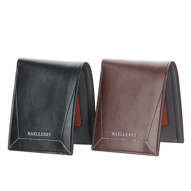 

Brand Design Wallet Korean Men Coin Mini Purse Baellerry Cash Card Holder In Stock Carteras De Cuero Para Hombre, 3 colors