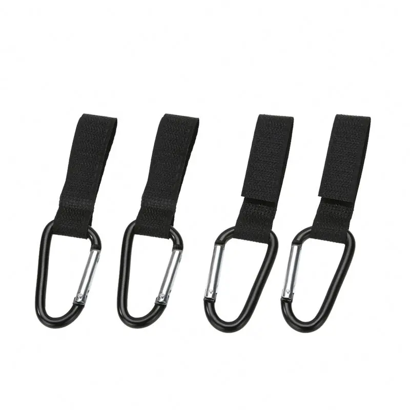 

Stroller hook with strap TOL7n easy to use just attach it onto a stroller or shopping cart handle, Black, white, blue, yellow