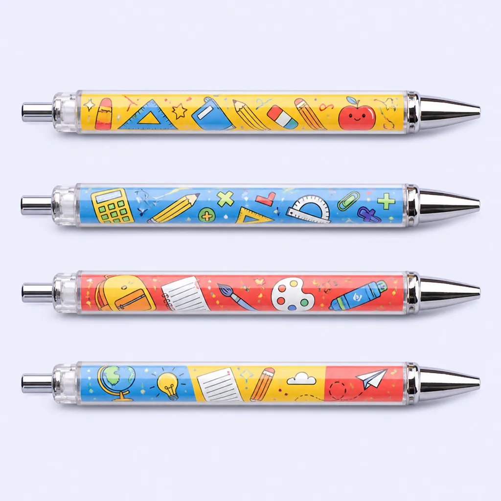 Vibrant Campus & Doodle Stationery Series