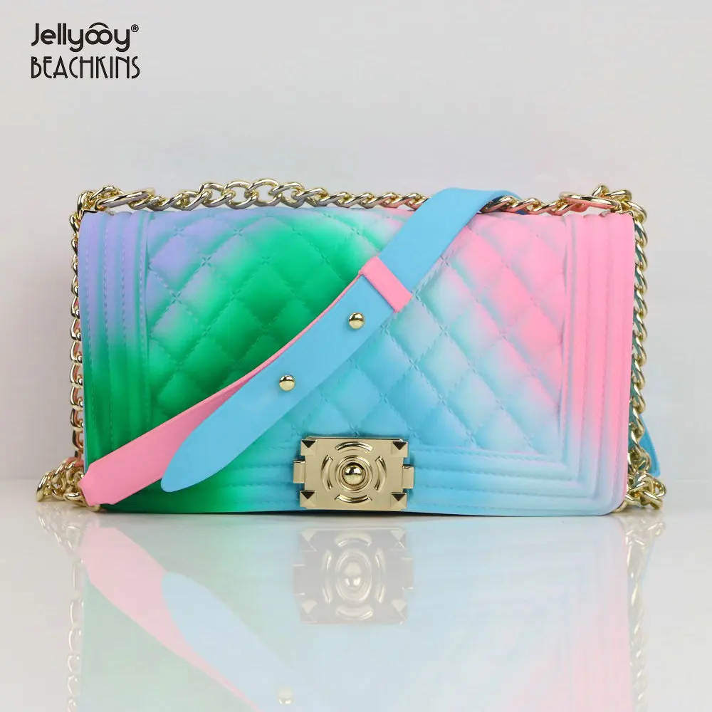 

Wholesale 2021 New Hot Selling PVC Jelly Purse Bag Matte Colorful Colors Large 25cm Women Purse Hand Bags, Many colors. accept make new colors