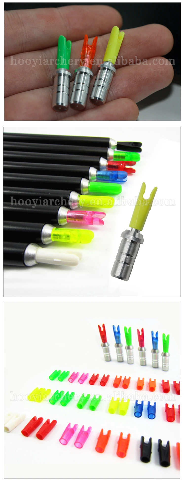 Inner Dia 4.2mm Pin Nock L / S Size For Archery Arrow Pin Nock Arrow