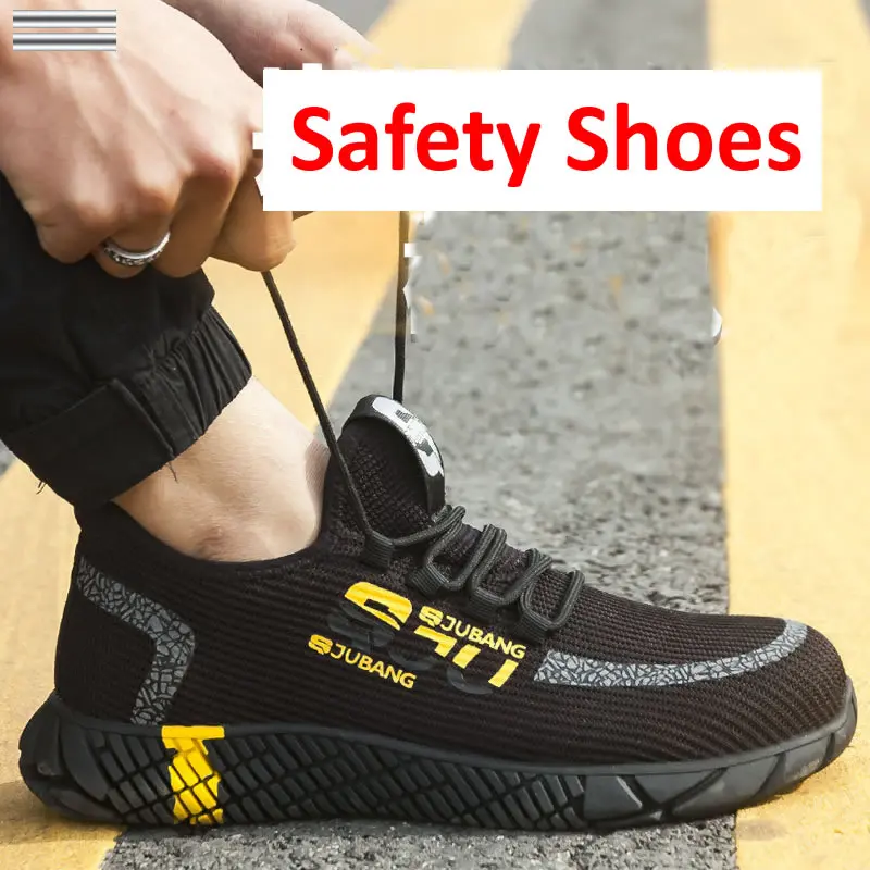 

FUNTA Fashional China Steel Toe Shoes Breathable color work shoes mesh steel toe outdoor sports safety shoes mountaineering, Red or black