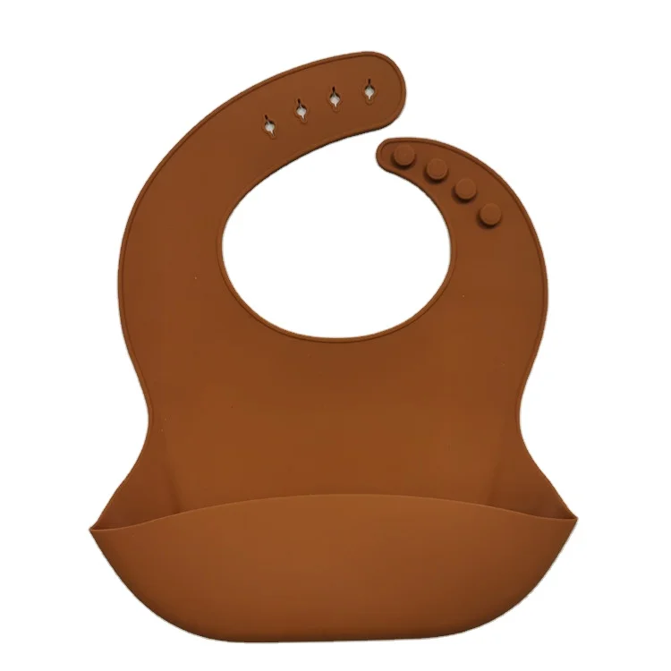 

Waterproof high-quality silicone baby bibs can be matched with bowls, plates, spoons and forks of the same color., Any pantone color