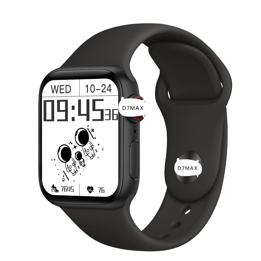 

Fast delivery D7max smart watch 7 series 1.7inch touch screen with heart rate monitor sport watch BT call for mobile phone