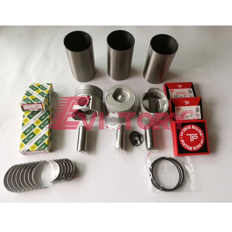 

For Isuzu complete engine 3KR2 overhaul rebuild kit piston + ring liner gasket bearing