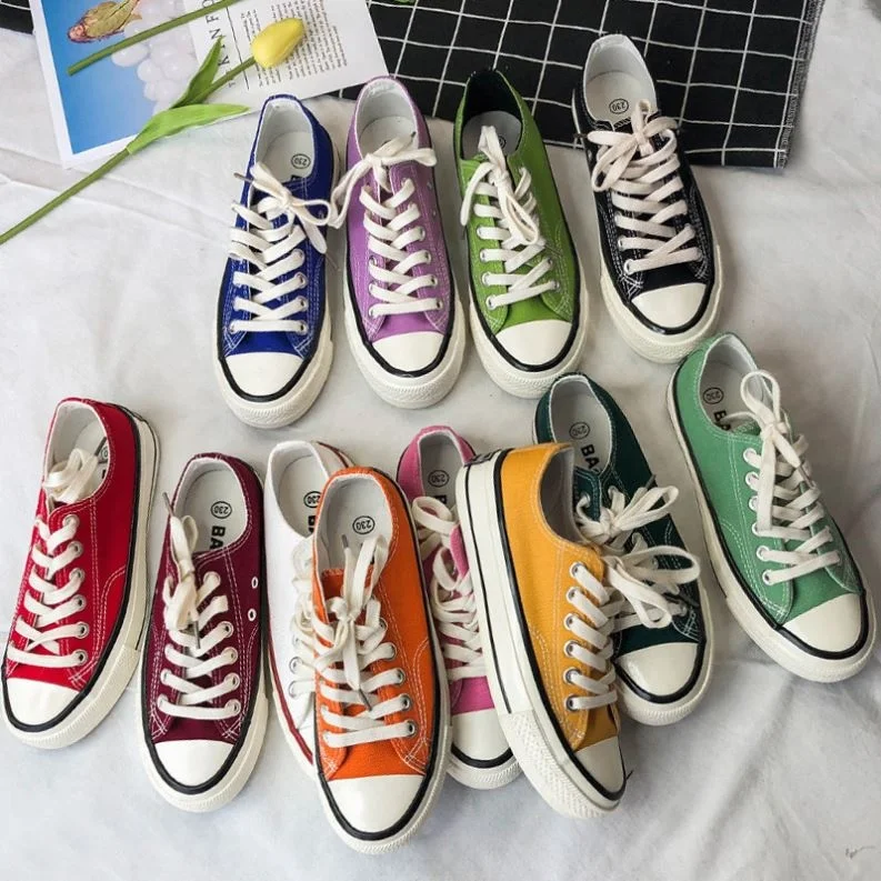 

Spring Summer Latest Fashion Casual Board Slip on Ladies Men Women Canvas Shoes