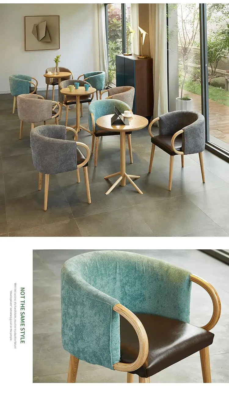 Factory custom modern one seat wood coffee chair for sale