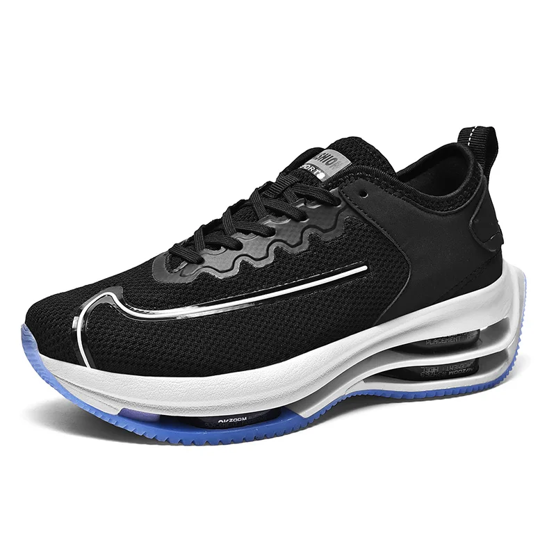 

2021 hot selling double air cushion running shoes men's sports shoes shock absorption breathable leisure air cushion shoes