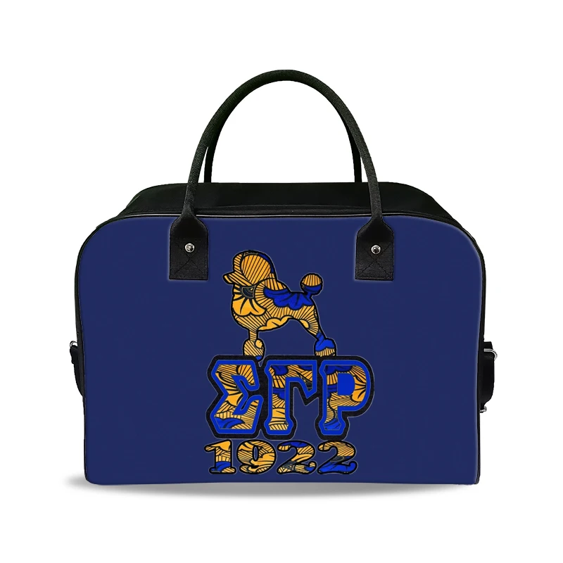

Custom cute reflective large sigma gamma rho gym duffel bag for travel