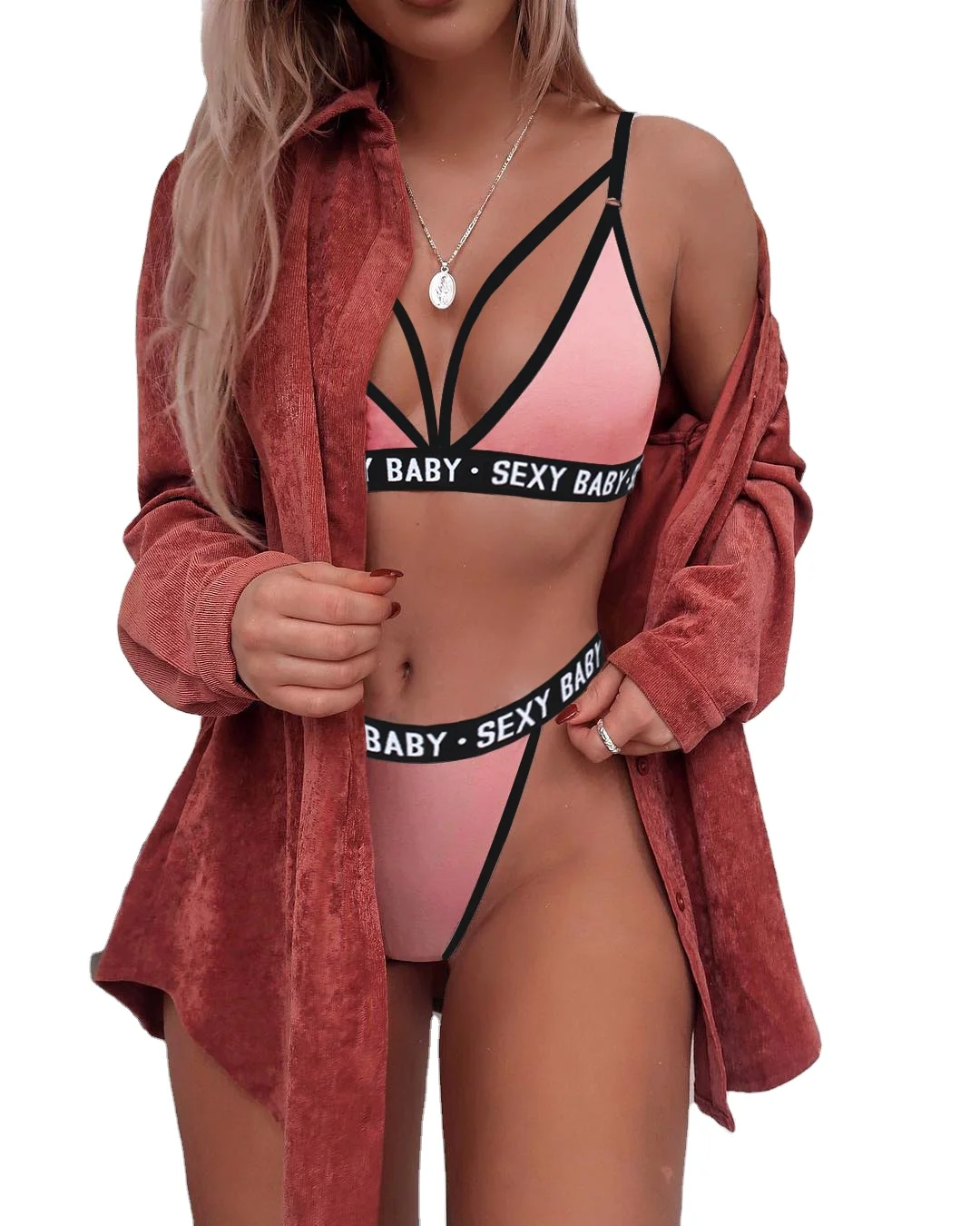 

Wholesale Ladies 2 Piece Set Sexy Lingerie Underwear Women Quick Dry Sport Bra Popular Push-Up bra, Customized color