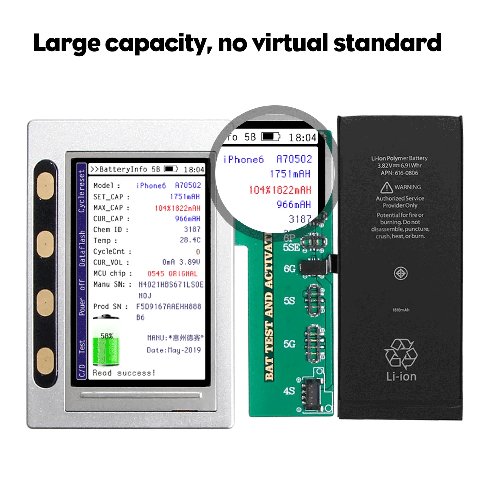 New Compatible Internal Battery For Iphone 6 6g 1810mah Mobile Battery