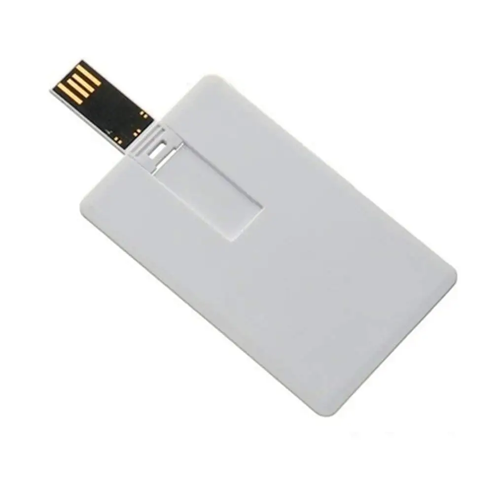Custom Logo DIY Creative USB 2.0 Flash Credit Card 16GB 32GB USB Flash Drive Pen Drive 4GB 8GB USB Flash Drive Card - ANKUX.COM