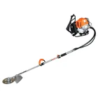Gasoline engine brush cutter lawn mower professional grass trimmer