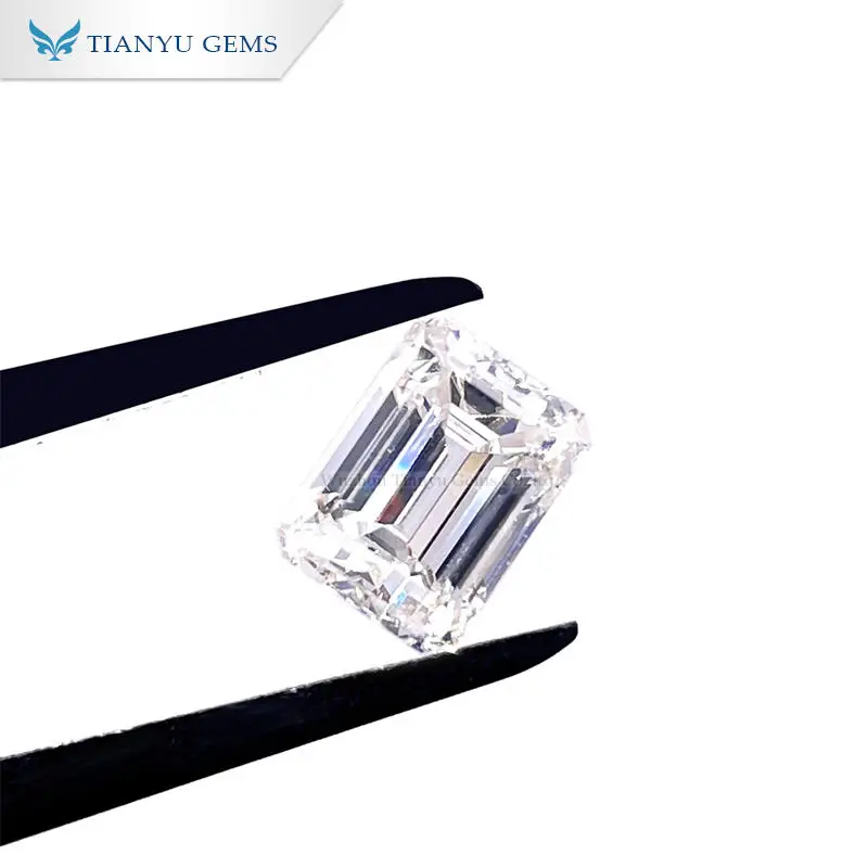 

Tianyu gems 2.36ct I VS1 Emerald cut created diamond cvd with IGI certificate for women engagement ring