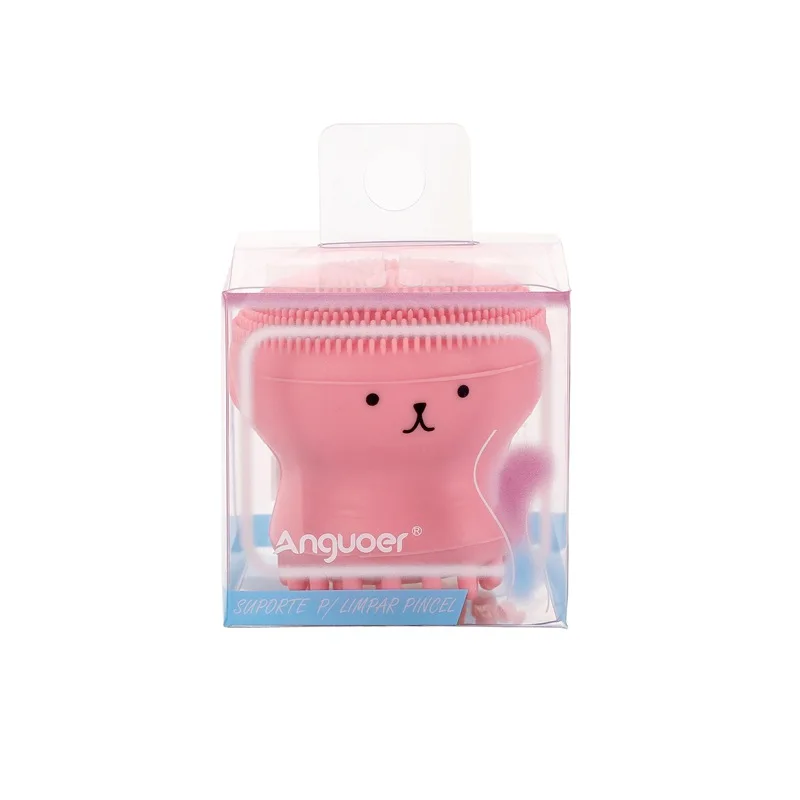 

Hot Sale Easy Wash Octopus Shape Silicone Sponge Delicate Foam Facial Massage Cleansing Brush Pore Cleaner Cream Bubbler, Blue pink contact seller
