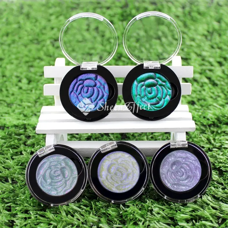 

Metal chameleon blue-green changing makeup Multi Color mirror effect Palette