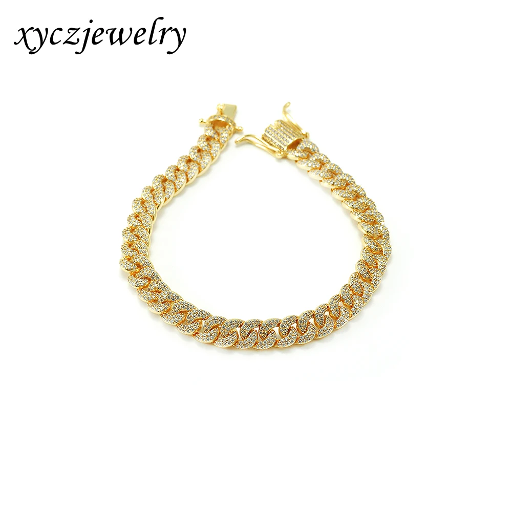 

Xingyu jewelry new style high quality jewelry geometric luxury gold plated bracelet for men