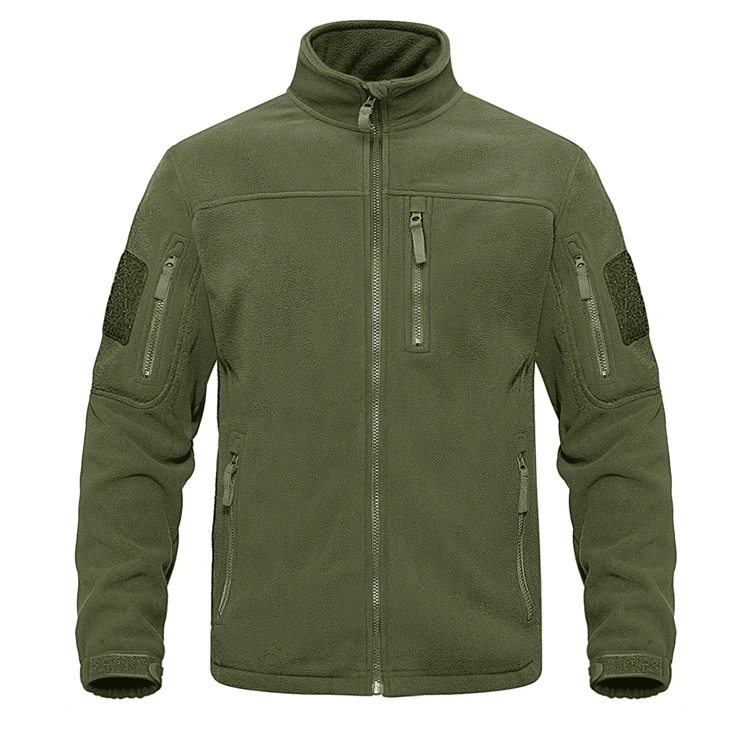 

Custom Clothing Manufacturer 100%Polyester Fleece Jacket Men Men's Winter Thermal Hiking Jackets Hunting Combat Jacket