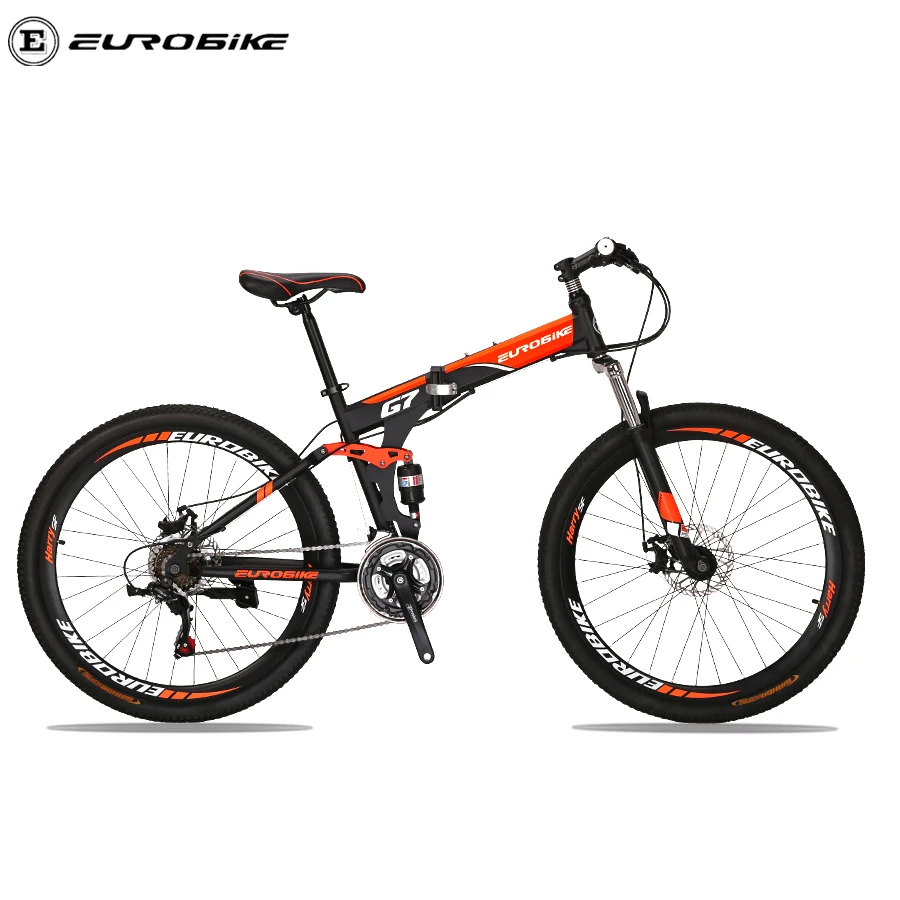 

Eurobike Folding MTB G7 27.5 inches dual suspension mountain bike Shi mano groupset 21 speed MTB bicycle frames in stock