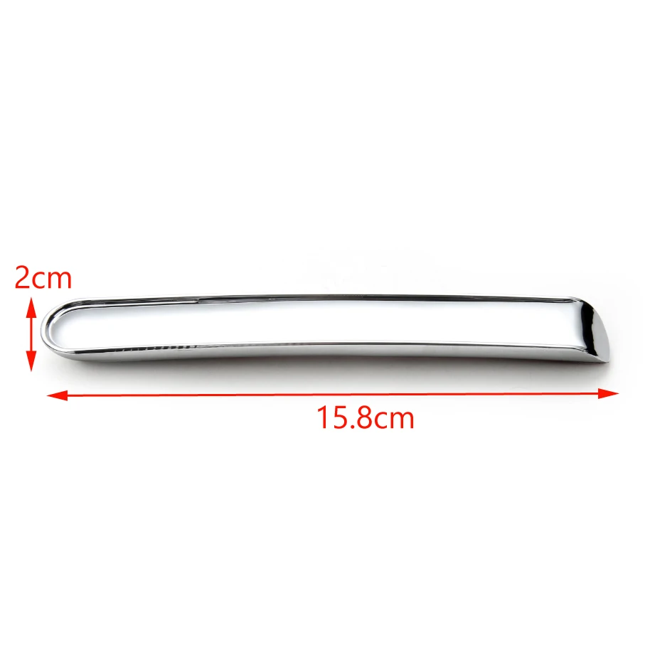 

Areyourshop 5X Door Handle Cover Decorative Sticker Trim For Wrangler 4-Door 07-16 CHR