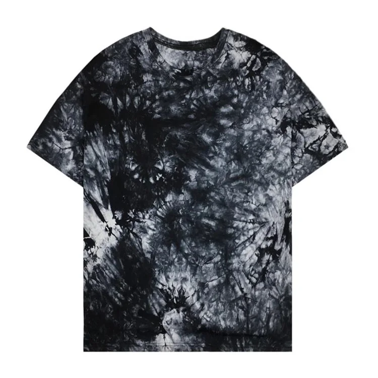 

Factory OEM ladies outlet tie-dye top Women short-sleeved loose tie-dye T-shirt Female customerised clothes, Customed