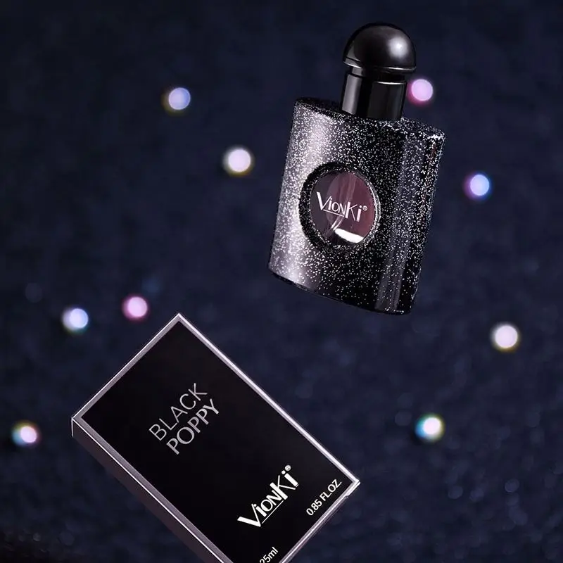 

Valentine's Day Gift Box Set Hot Selling Body Care Vionki Black Poggy Perfume
