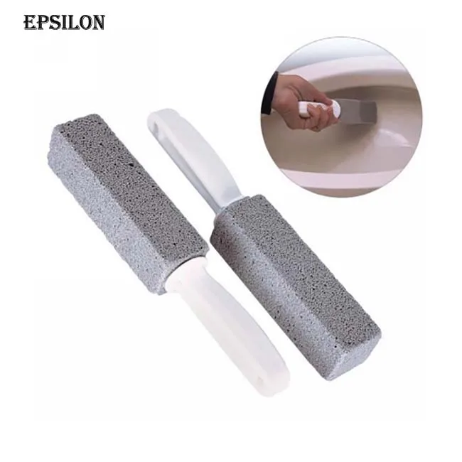 

Epsilon toilet pumice stone with handle for cleaning, White, grey,blue,etc.