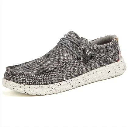 

Wholesale Classic Size 48 Latest Casual Loafers Canvas Boat Shoes For Men