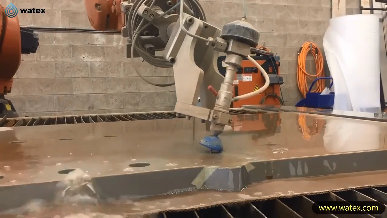 Waterjet Snijmachine Voor Marmer Graniet Steen Snijden Water Jet Cutter