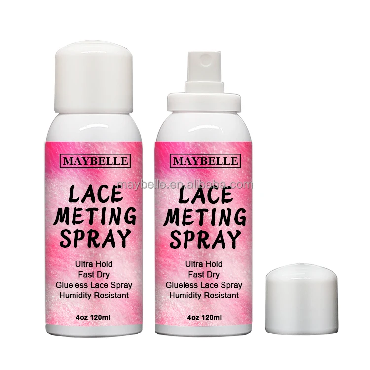 

Private Label No Flaking Melt Spray For Lace Fast Dry Gentle On The Hair Line With Custom Lace Melting Spray